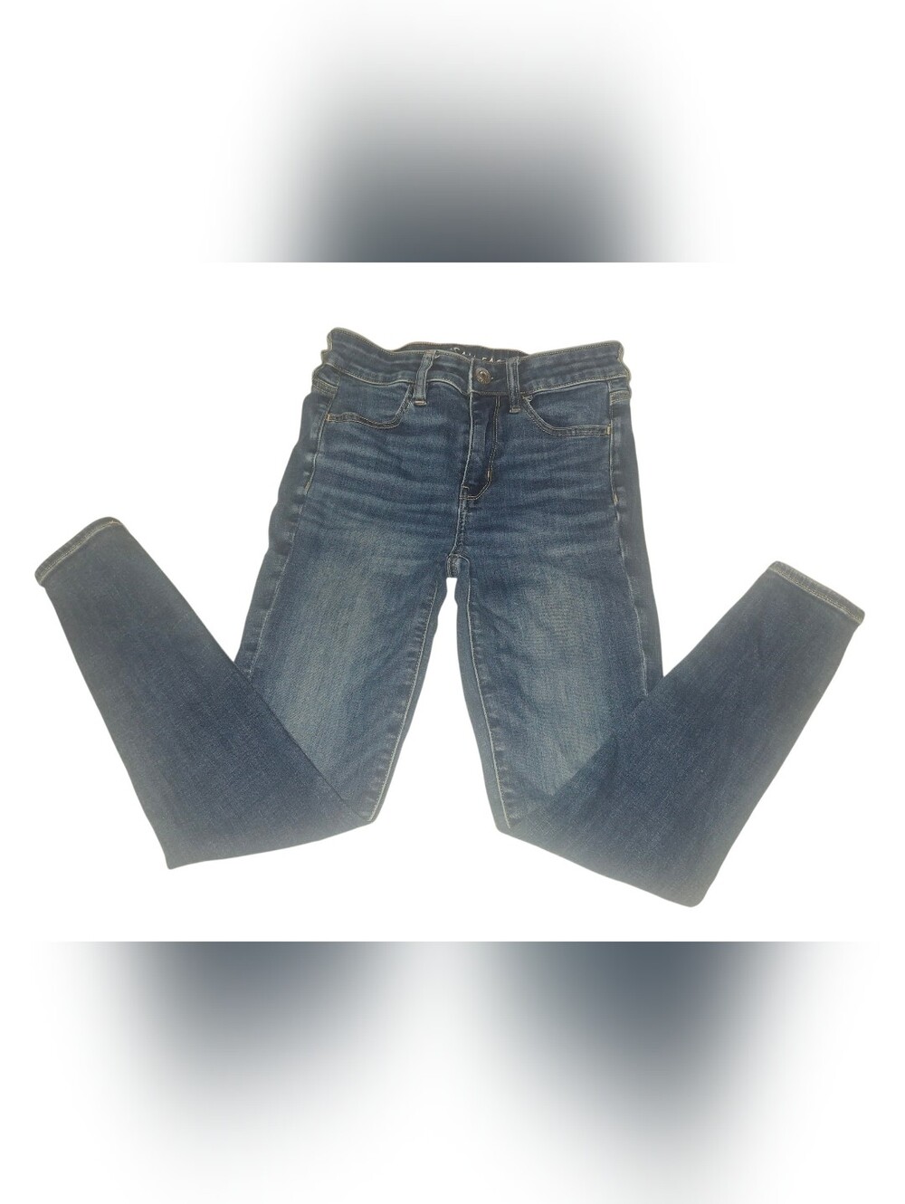 American Eagle Women's Skinny Jeans Suze 2 Next Level Stretch Blue